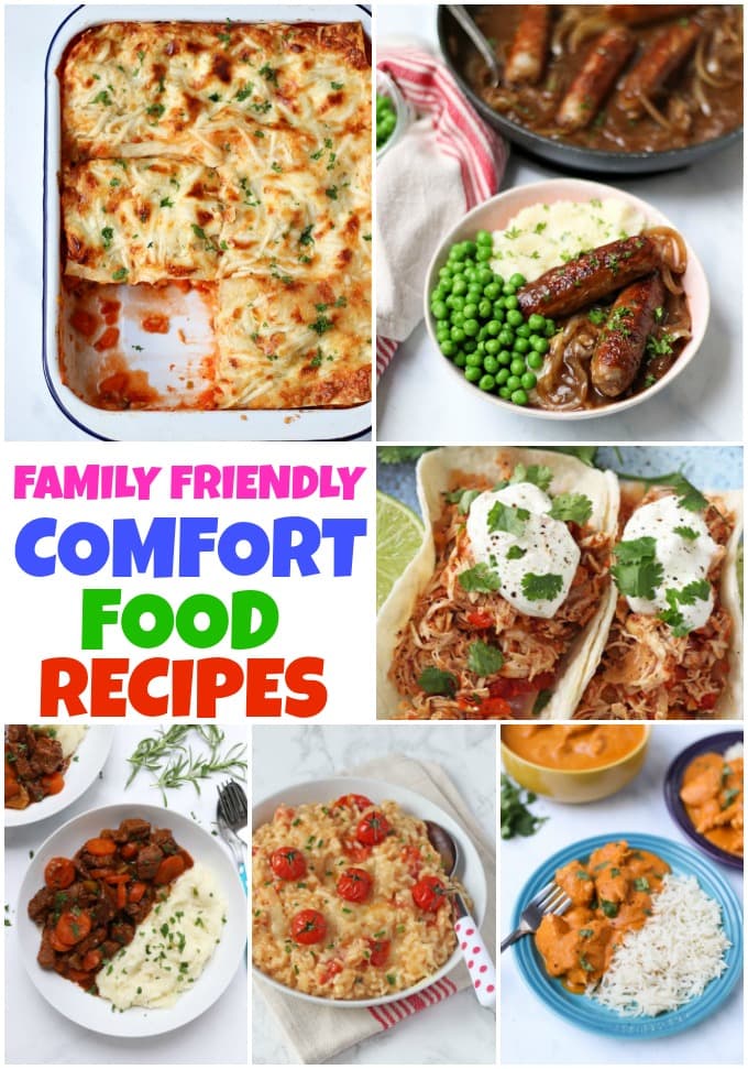 Family Friendly Comfort Food Recipes