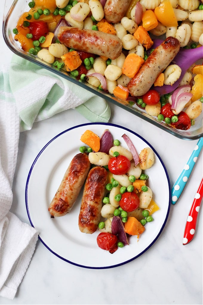 Gnocchi Sausage Traybake