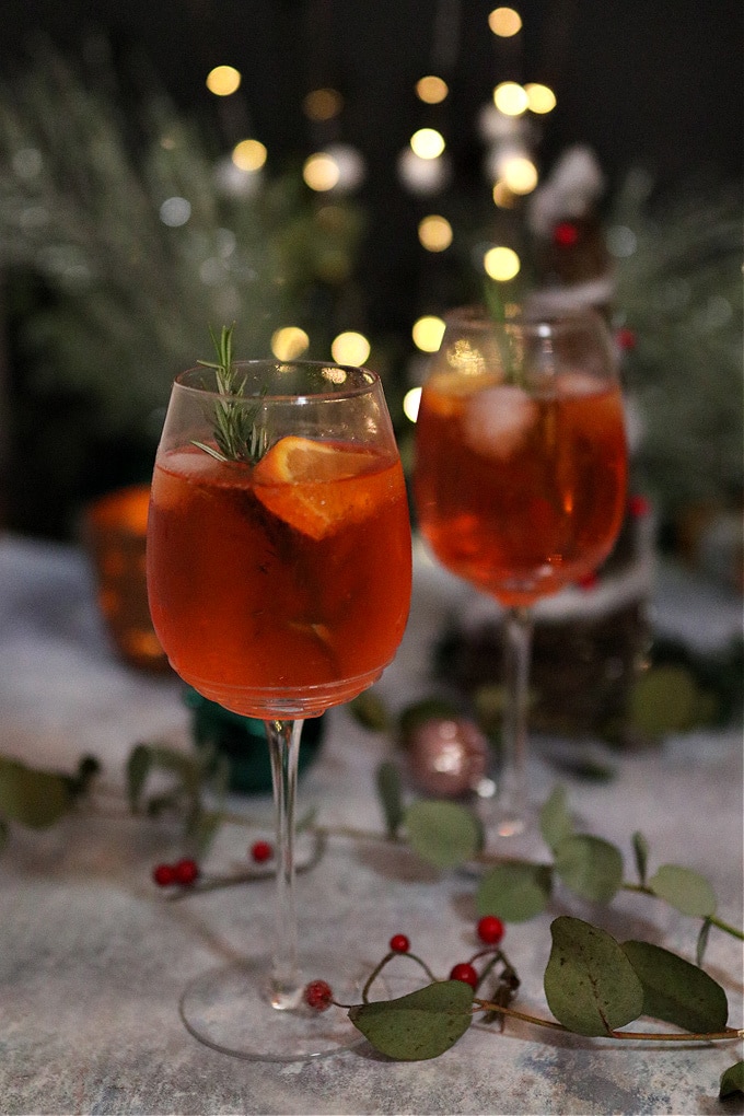 Winter Spritz Cocktail - My Fussy Eater | Easy Family Recipes