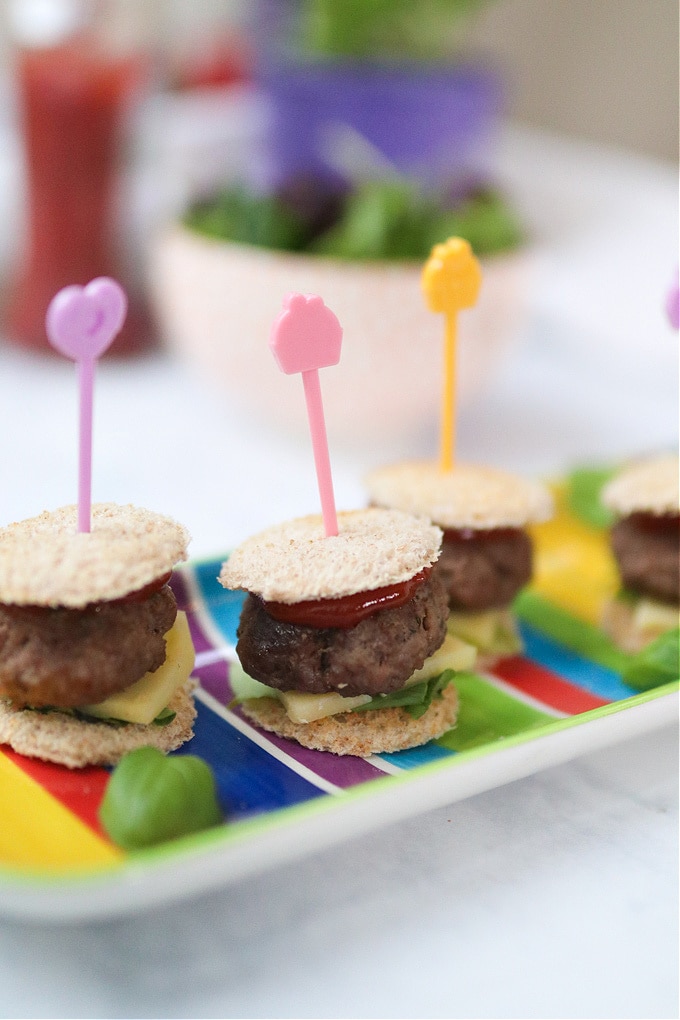 mini burgers