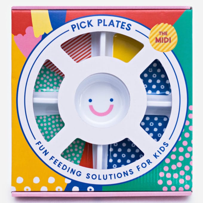 Plate for Fussy Eater - divided compartment plate for picky eating kids