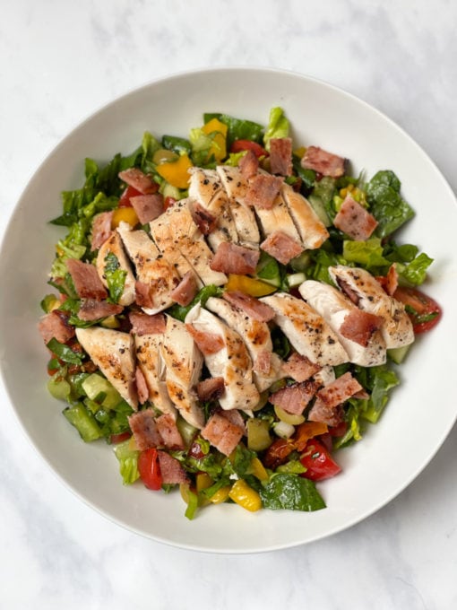 Chopped Chicken & Bacon Salad