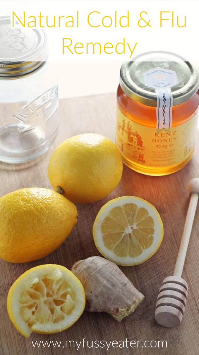 Natural Cold & Flu Remedy Pinterest Pin