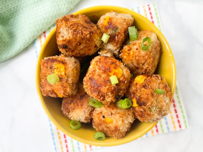 kid approved fish recipes - Tuna Sweetcorn Bites