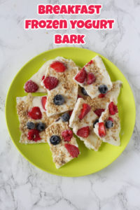Breakfast Frozen Yogurt Bark - My Fussy Eater | Easy Family Recipes