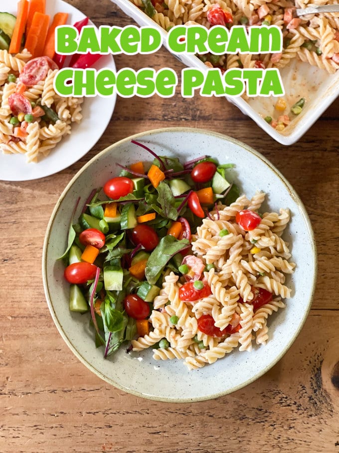 Baked Cream Cheese Pasta Pinterest Pin