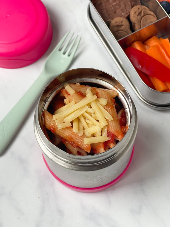 Cheese & Tomato Pasta - Hot Lunch Recipe - My Fussy Eater