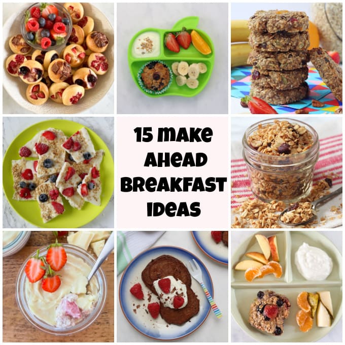 15 простых рецептов и идей для завтрака наперед для детей