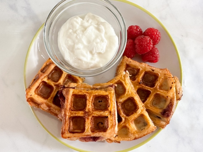 Waffle French Toast My Fussy Eater inside.wales