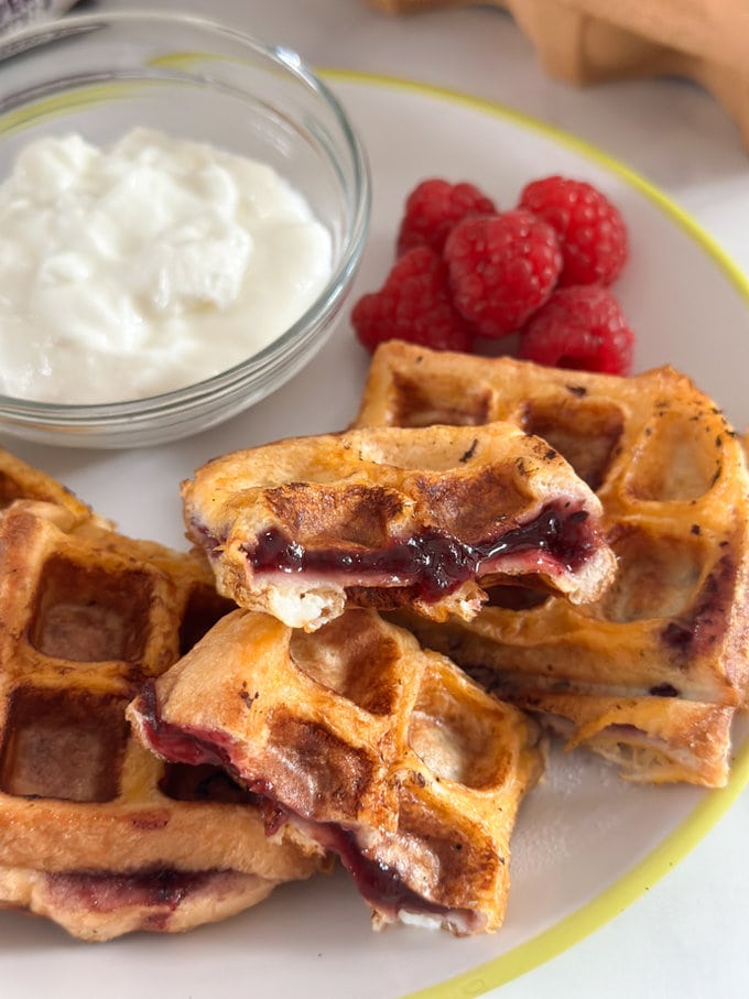 Make French Toast in the Waffle Maker! – Whisk Together