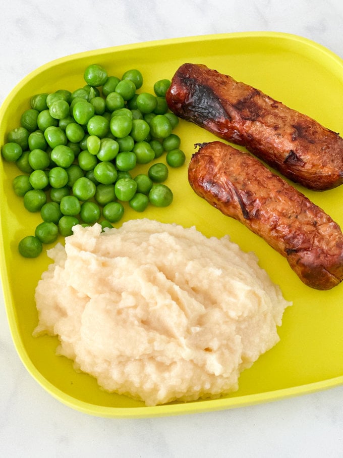 Close up photo of the 5 minute tinned mashed potato.