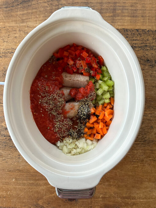 Slow Cooker Sausage Ragu My Fussy Eater Easy Family Recipes