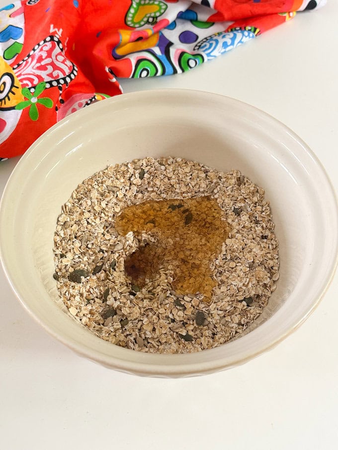 Ingredients in a mixing bowl.
