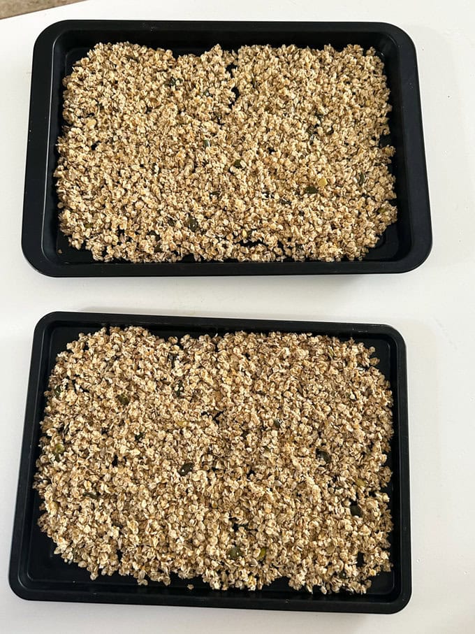 ingredients on a baking tray