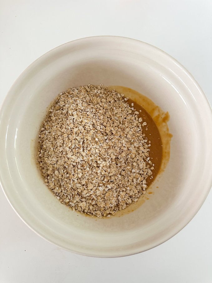Ingredients in a mixing bowl.