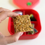 Homemade flapjacks made with just a few simple ingredients and nut free so suitable for school lunchboxes