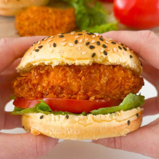 Crispy Chicken Burgers - Baked Chicken Burger Recipe