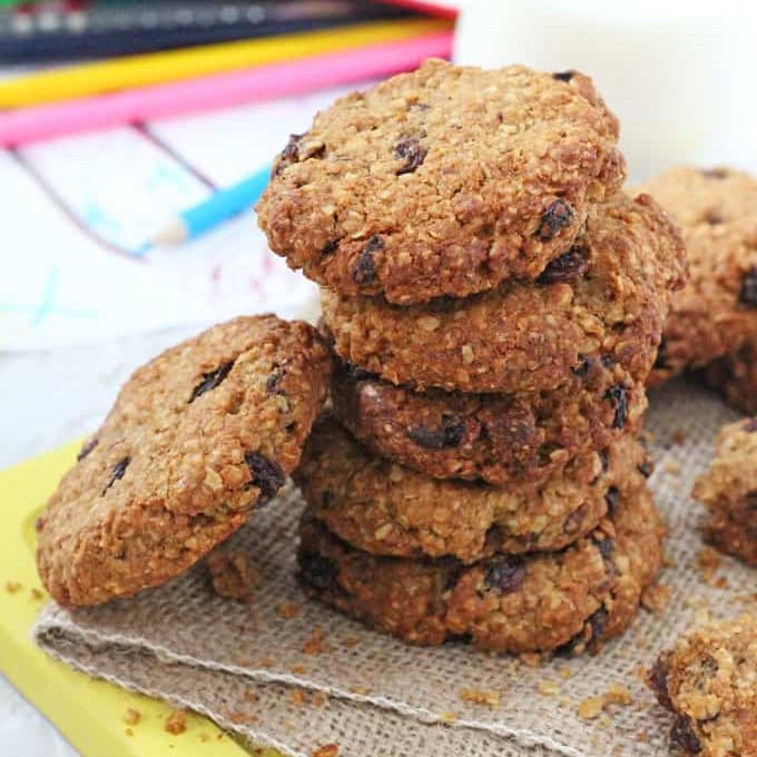 After School Oat Raisin Wholewheat Cookies 002