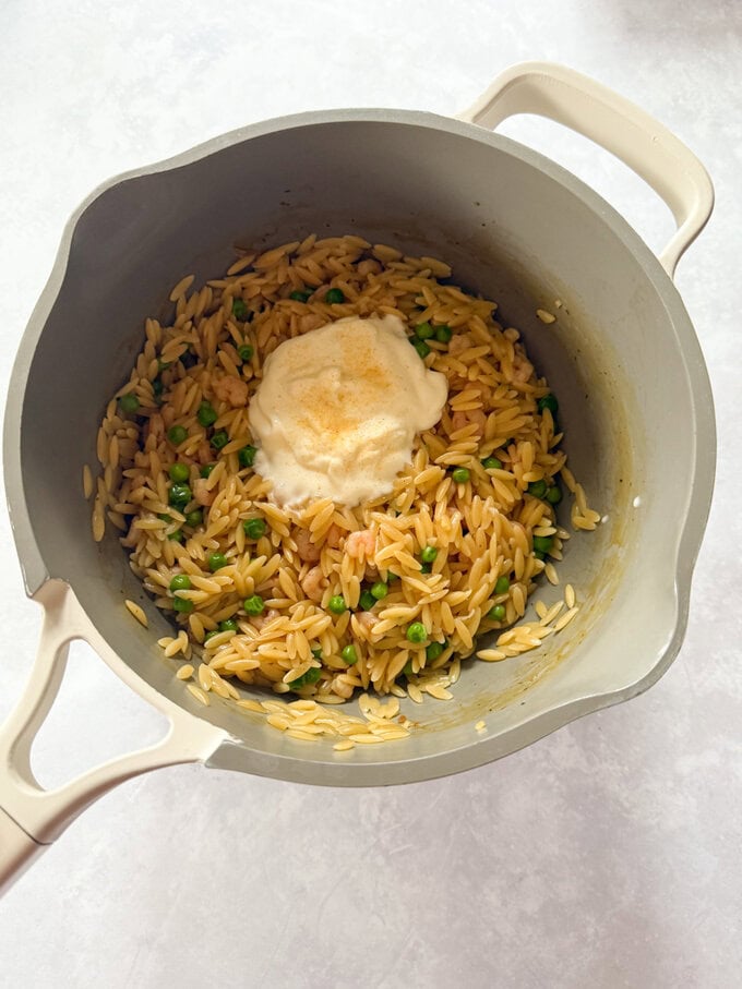 One Pot Prawn Orzo Kids 07