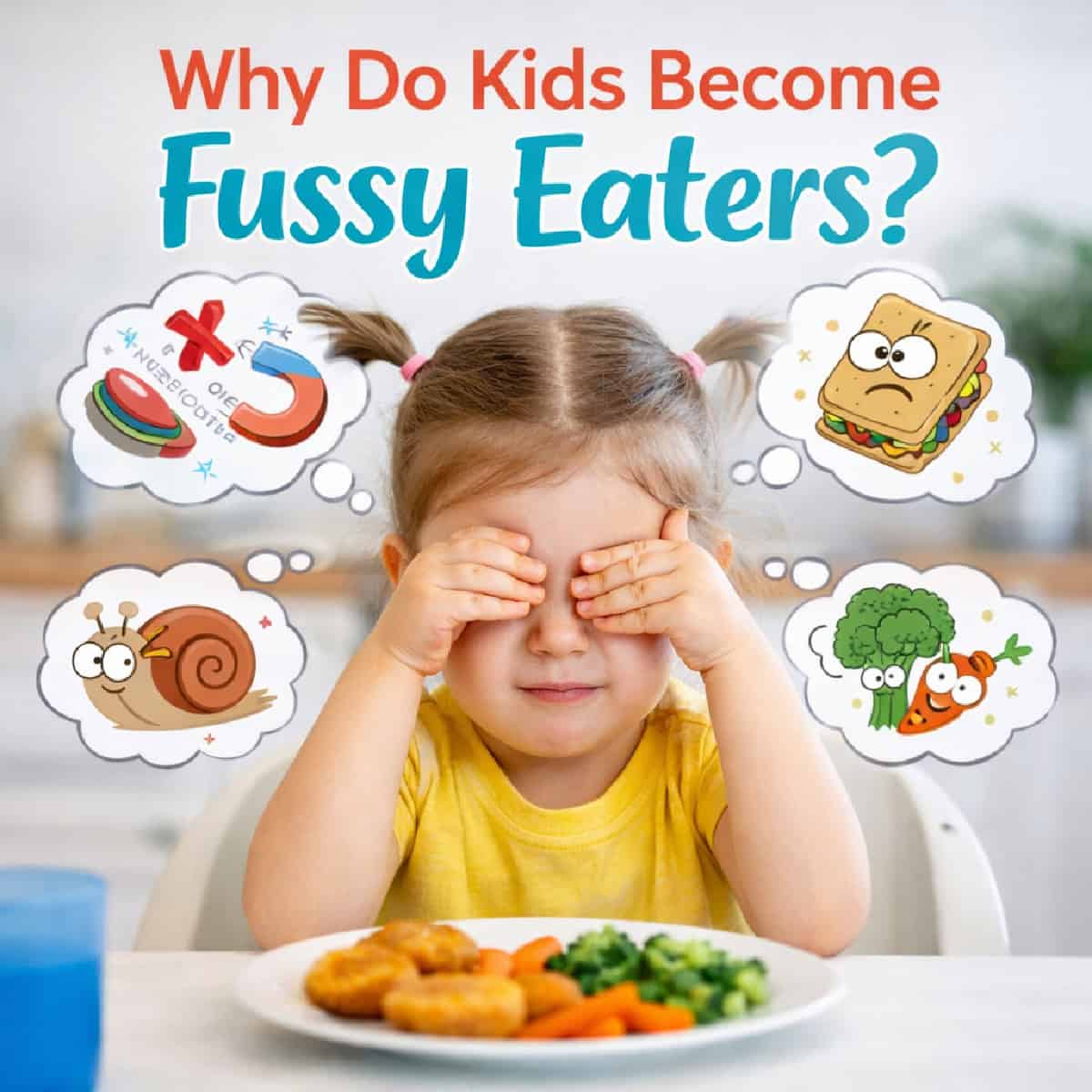 reasons why children might become fussy eaters