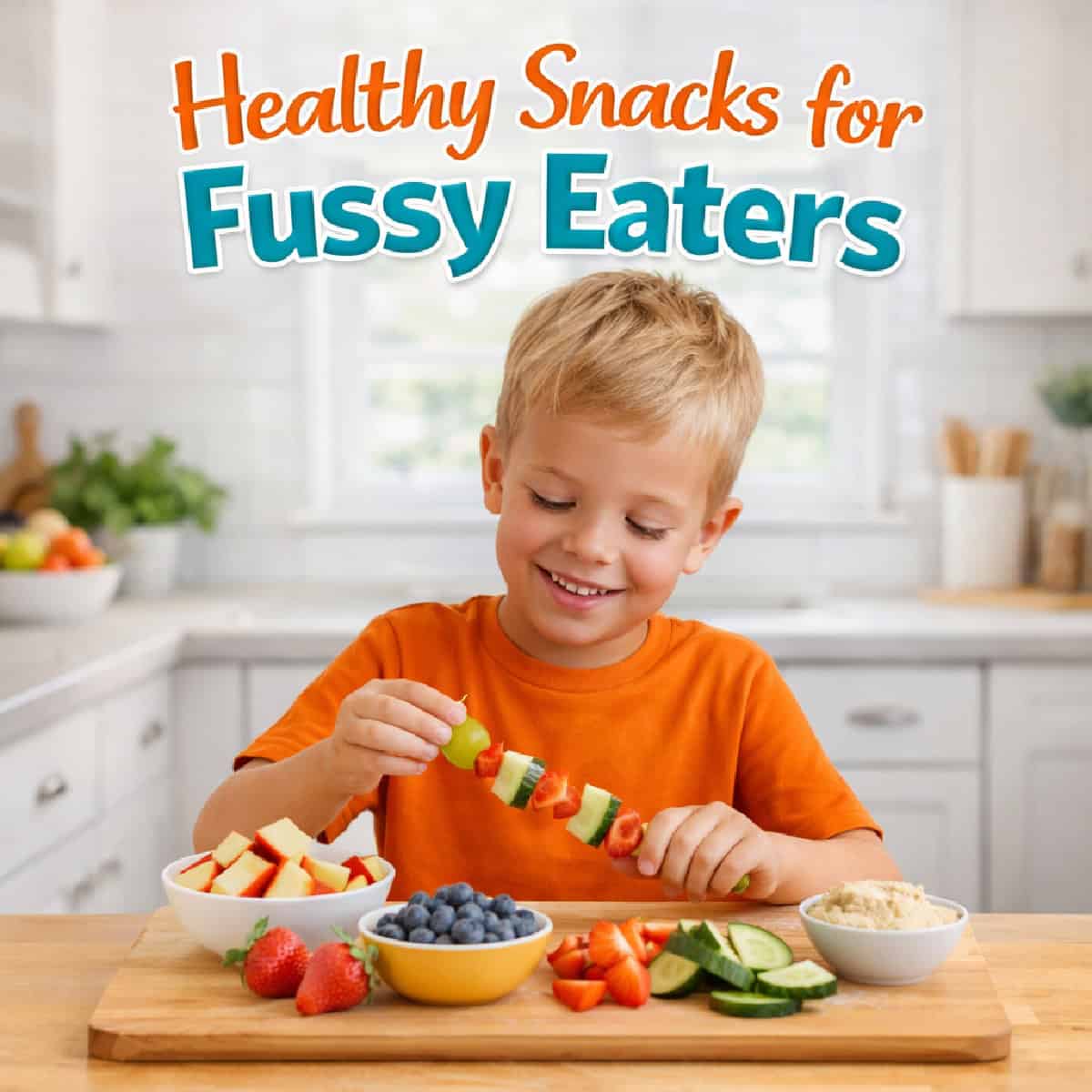 Healthy snack ideas and recipes to serve up to fussy eaters